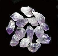 Amethyst Natural Crystal Points, VERY SMALL 4 PIECES Uruguay