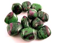 Ruby in Zoisite Tumbled Stone LG